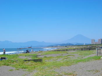 辻堂海岸から見た富士山.JPG